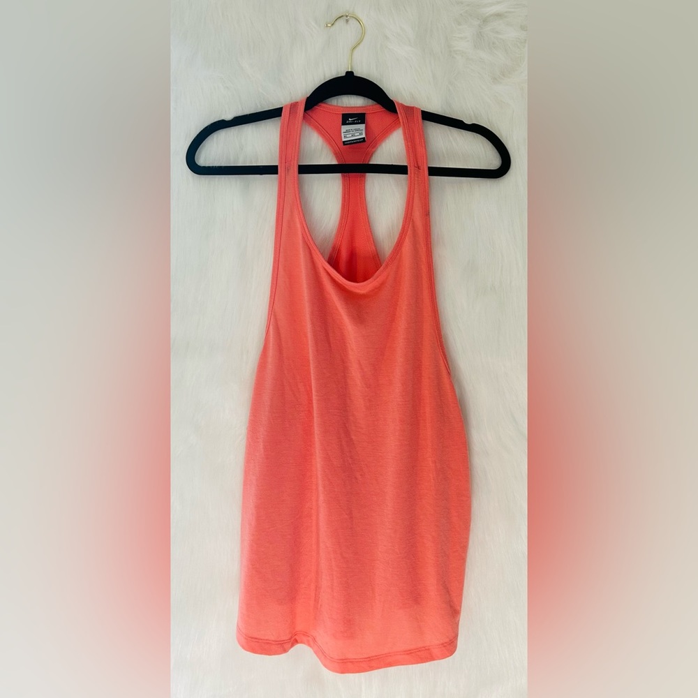 Nike Dri fit racer back tank with mesh back size med to large